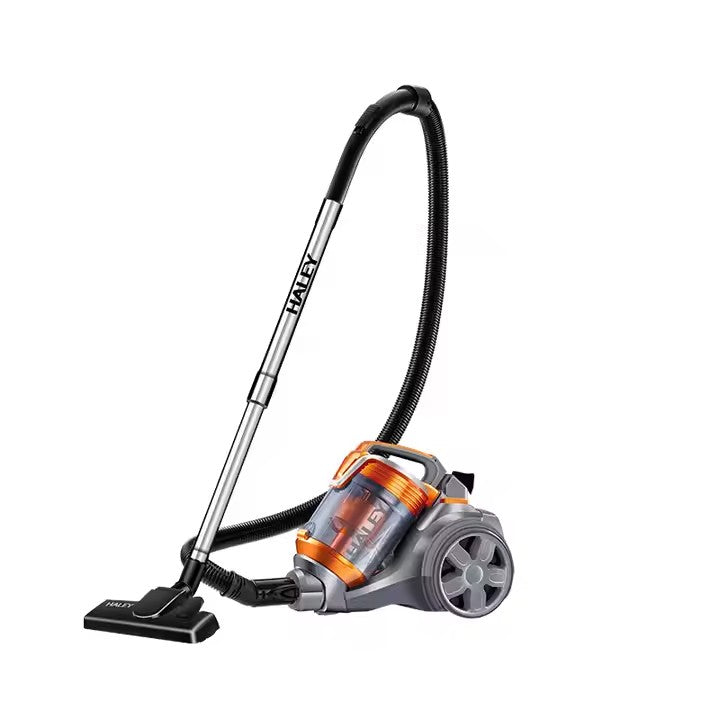 Aspirator portabil HALEY, cu aspirație mare, 4 litri, 3000W, cu saci, Portocaliu/Gri